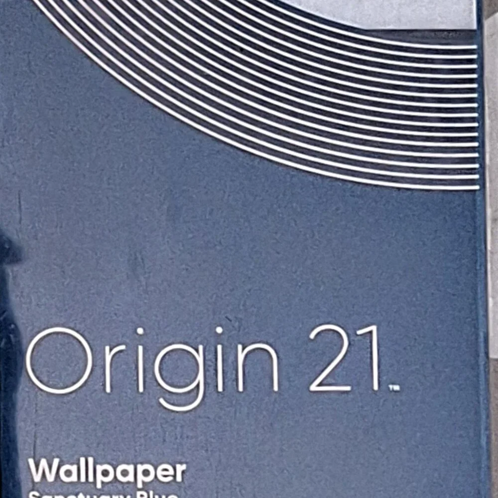 Origin 21 Sanctuary Blue Peel and Stick Wallpaper 18ftx20.5